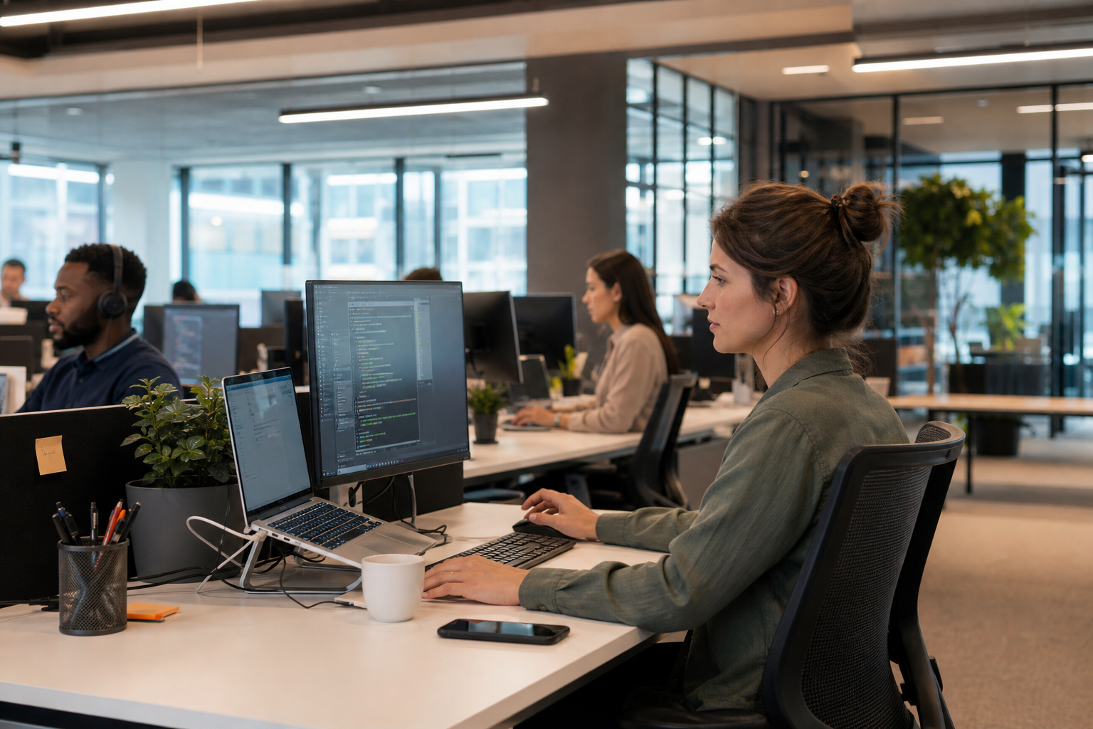 Inside the Morwin Technologies workspace